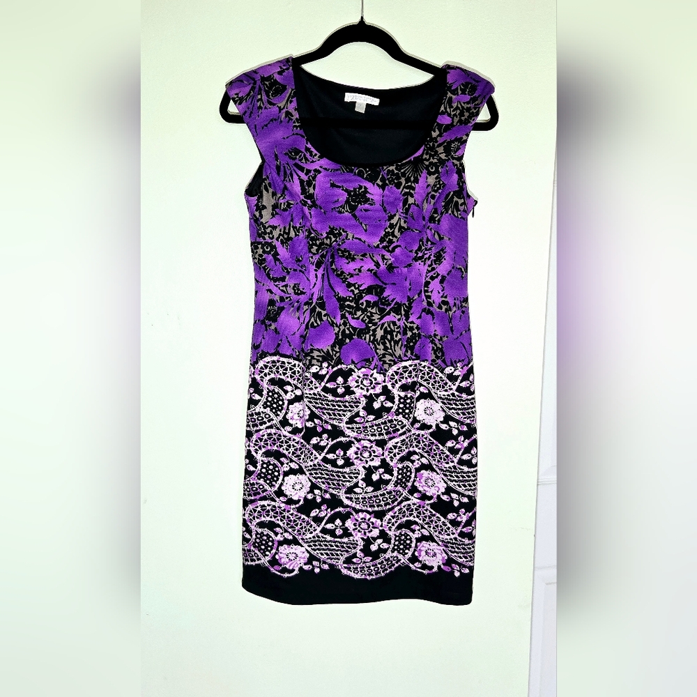 London Times short sleeve sheeth dress size 8